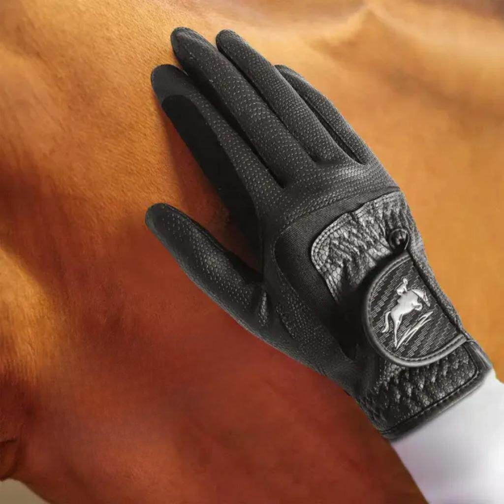 Gants équestres en cuir pour dames