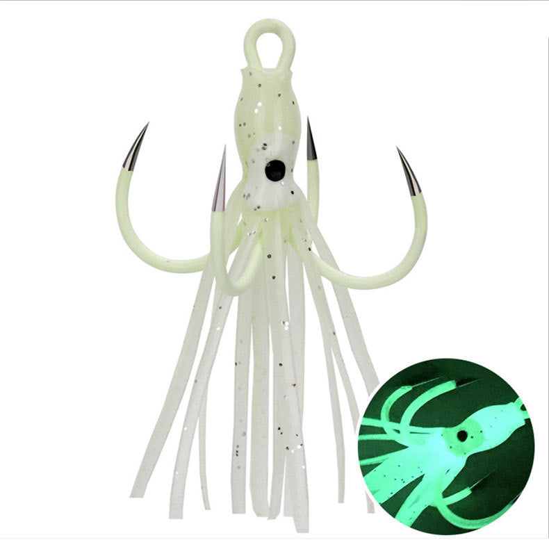 Octopus lumineux quatre crochets sans crochets de Barb