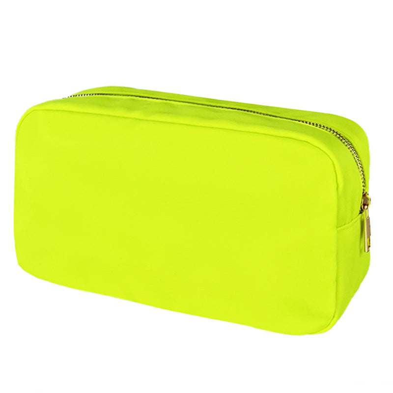 Sac de maquillage en nylon imperméable à l'eau à grande capacité