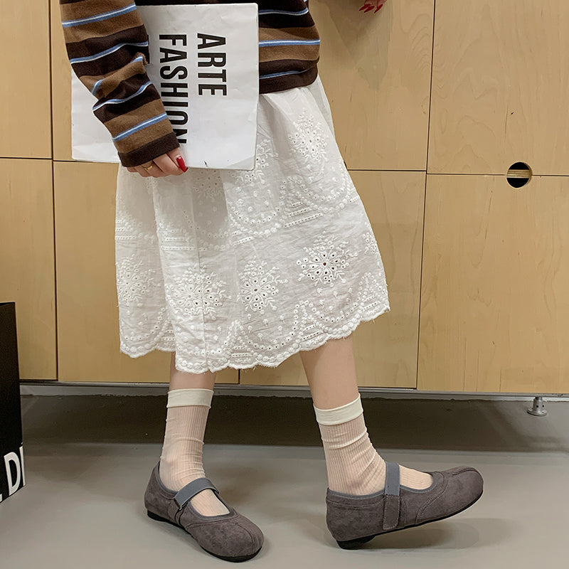 Femmes 6cm Hauteur invisible Augmenter Mary Jane Flats