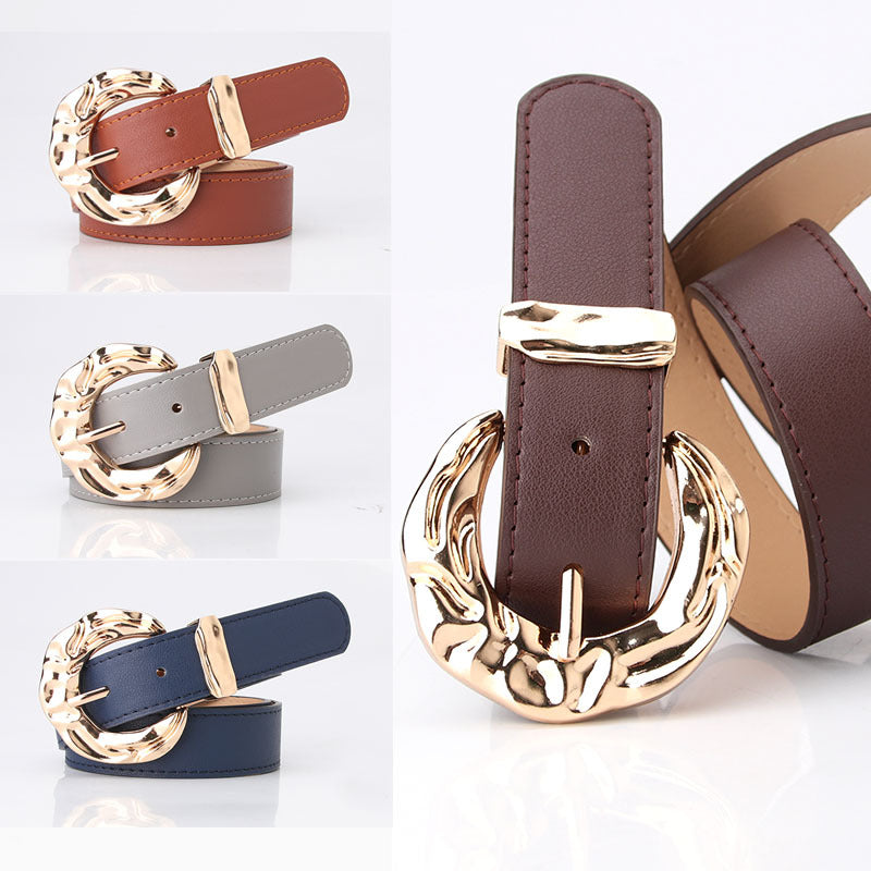 Ceinture de mode caractéristique européenne et américaine Mode simple Jeans Ceinture de pantalon