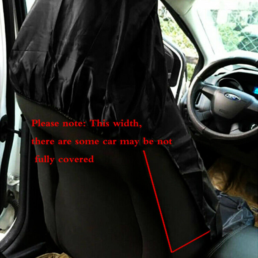 2Pcs Waterproof Dustproof Universal Van Front Seat Covers