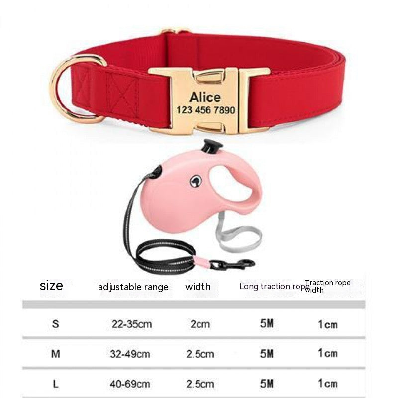 Tag chien collier d'or anti perte