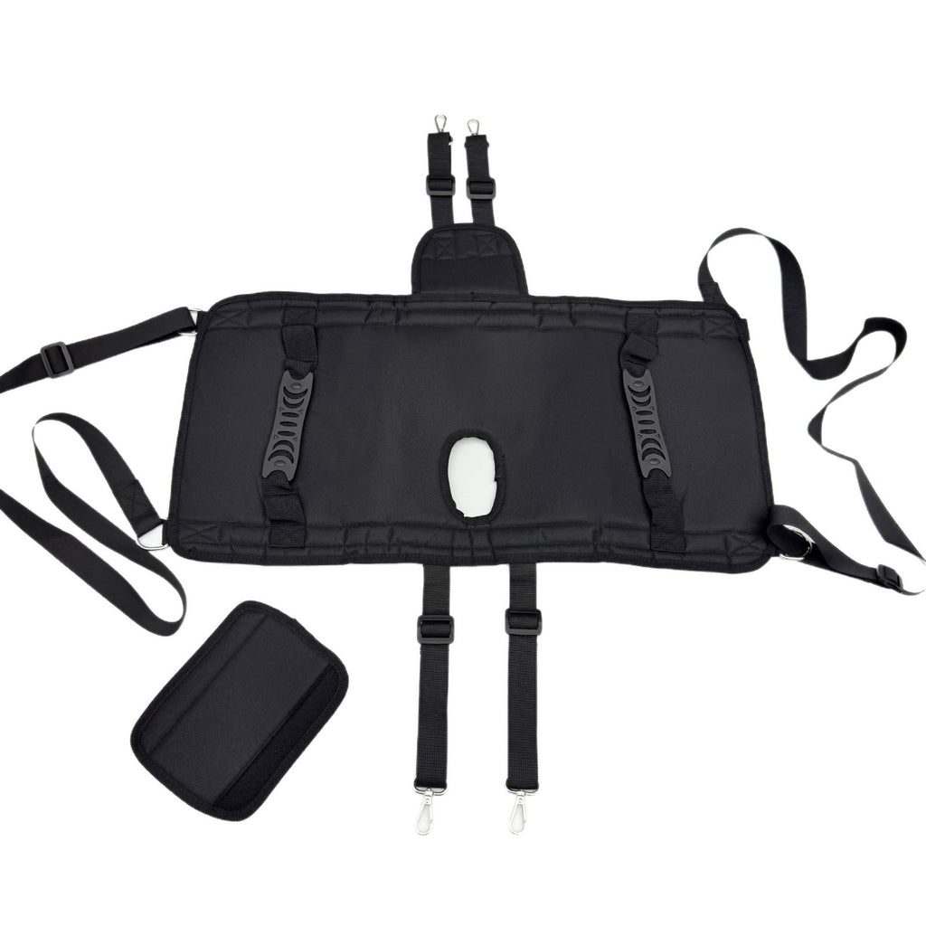 (XXL, Noir)Pet Traction Rope Rehabilitation Strap poitrine réglable chien de voyage extérieur Ass