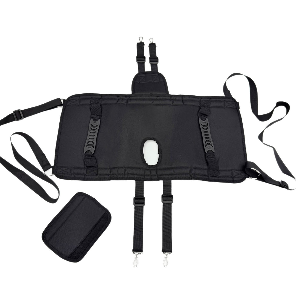 (XXL, Noir)Pet Traction Rope Rehabilitation Strap poitrine réglable chien de voyage extérieur Ass