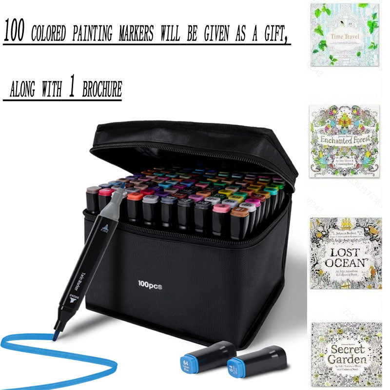 Stylos à pinceaux 100 couleurs