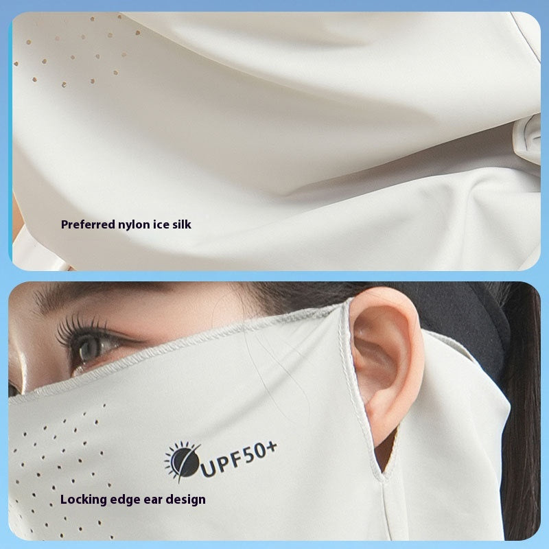 Masque Femme Riding UV Protection Cou Suspension oreille