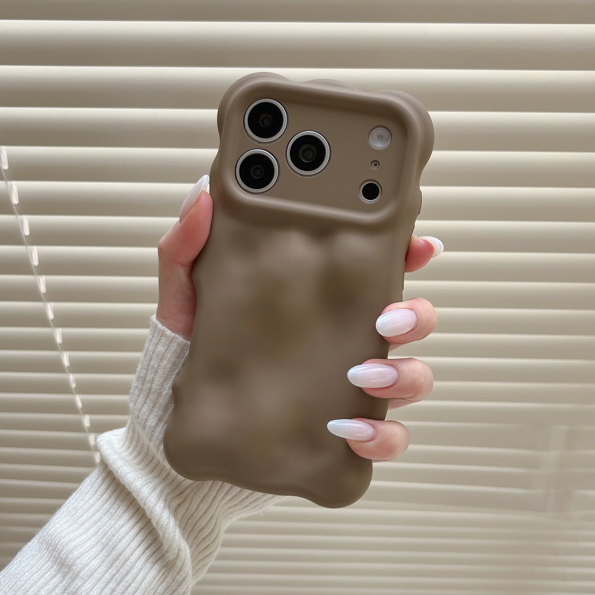 3D Meteorite Wave Case Téléphone compatible