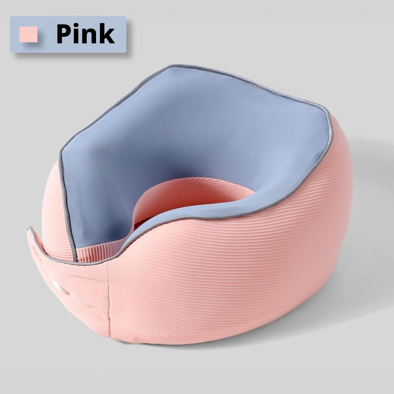 Mémoire cou coton oreiller-pink-1 pièce