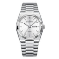 Double calendrier Avancé en acier inoxydable Lumineux hommes montre