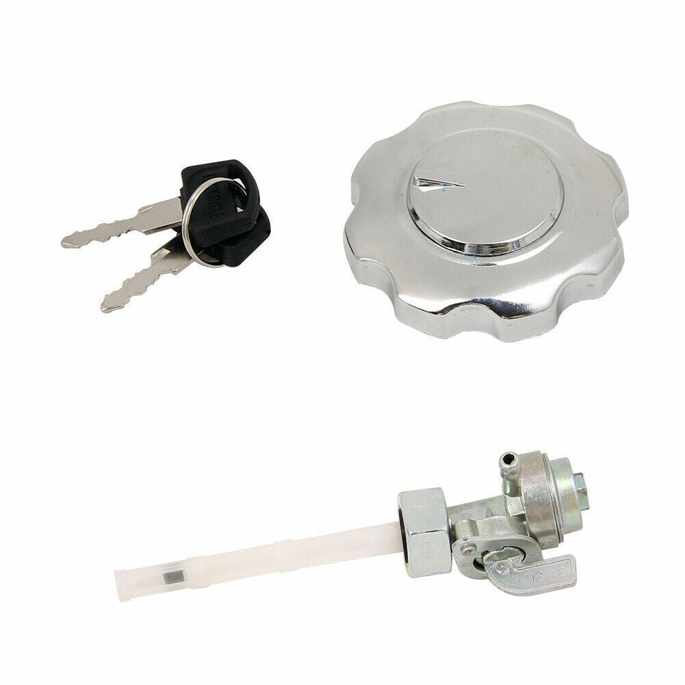 Réservoir universel de carburant Cafe Racer Argent 9L 2.4 Réservoir de carburant modifié de Gallons