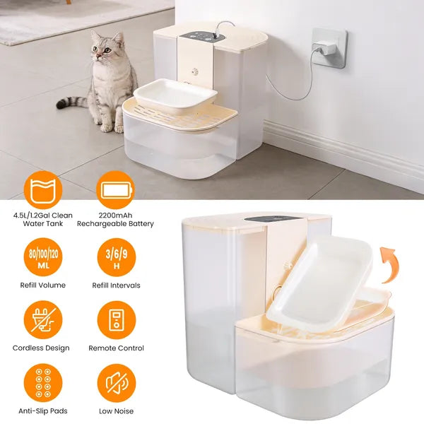 Distributeur automatique d'eau pour animaux de compagnie intelligent