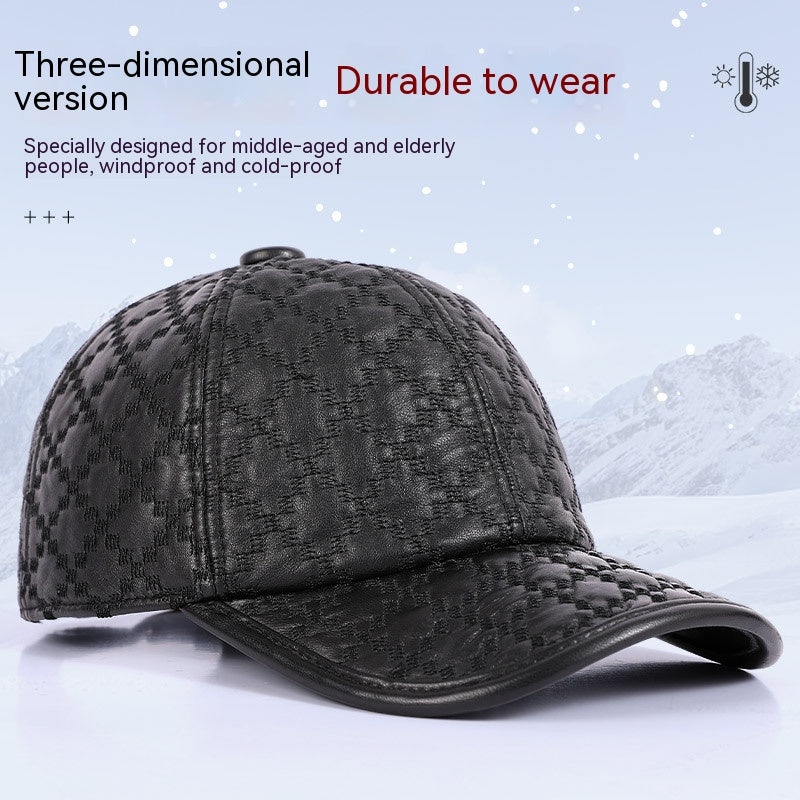Plein grain de moutons Style coréen Petit chapeau Plaid Hommes