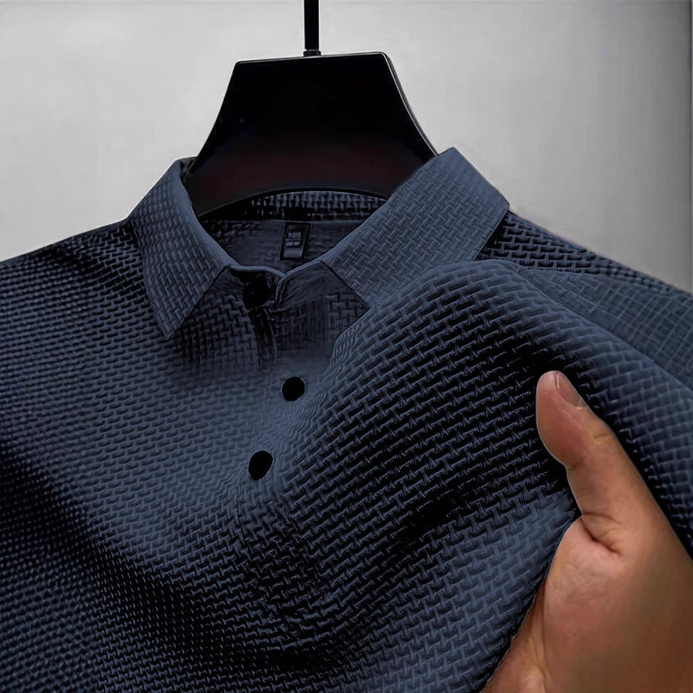 Chemise Homme Collier Été Couleur Unie