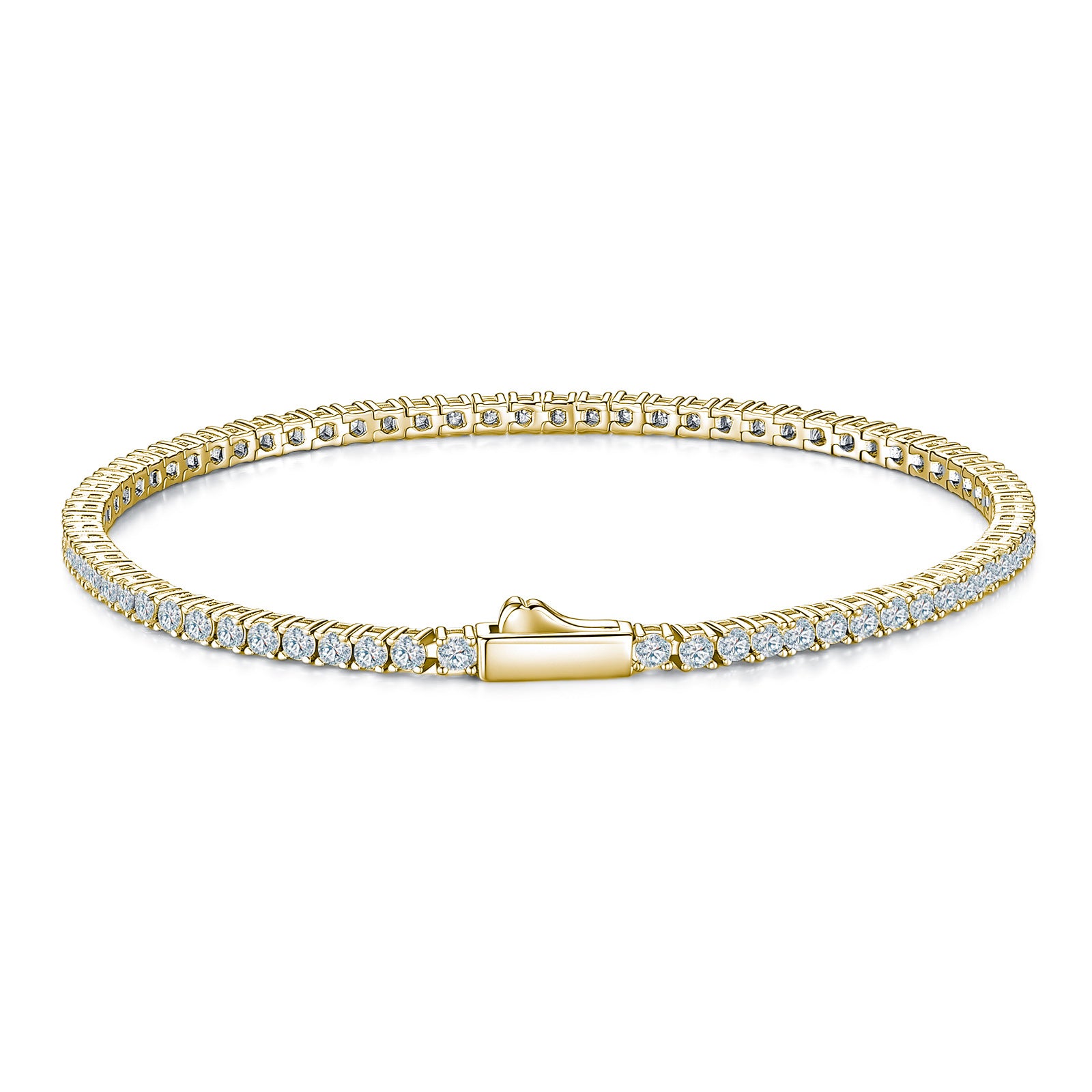 Bracelet de tennis Mozanite pour femmes