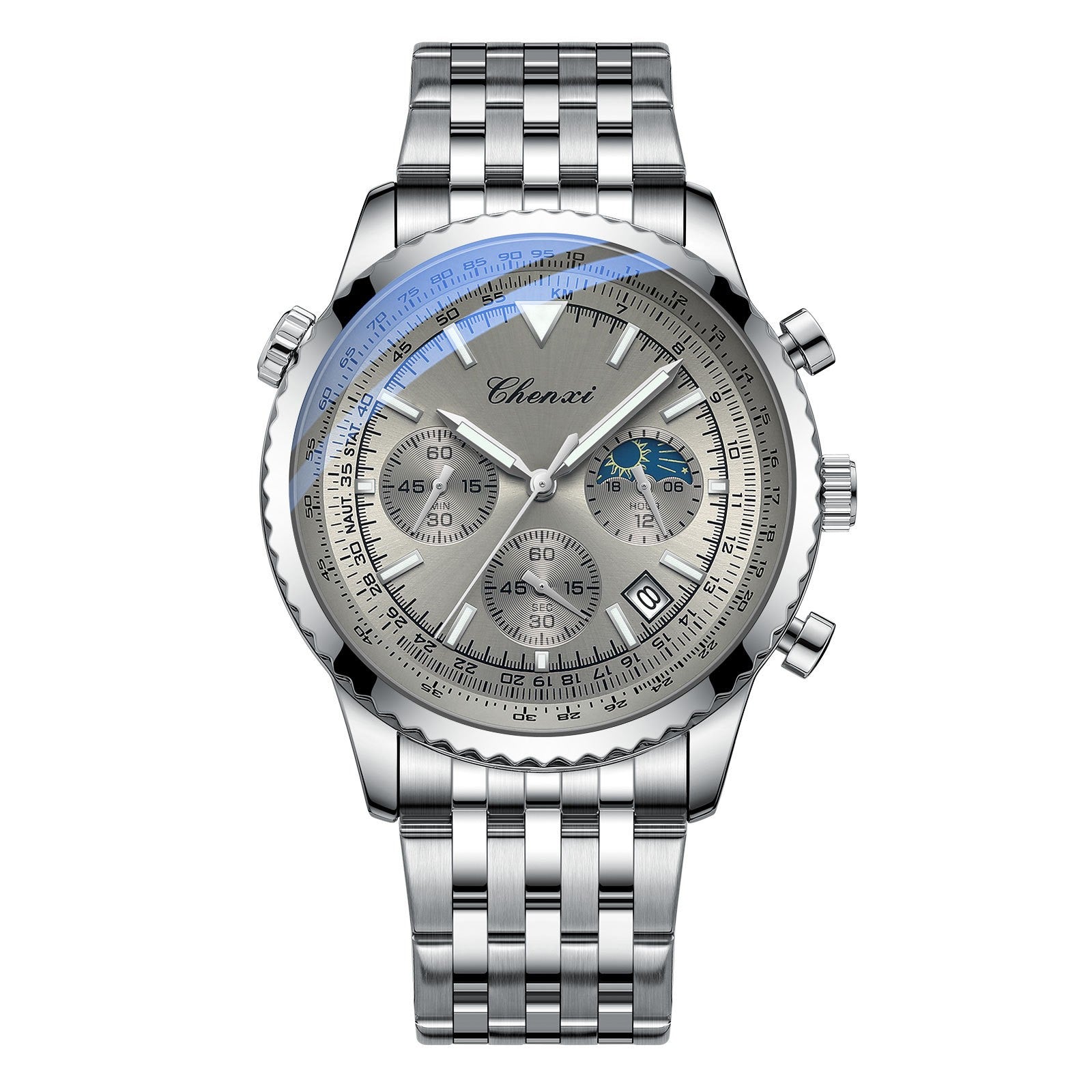 Montre Quartz de table pour hommes Source lumineuse étanche en gros