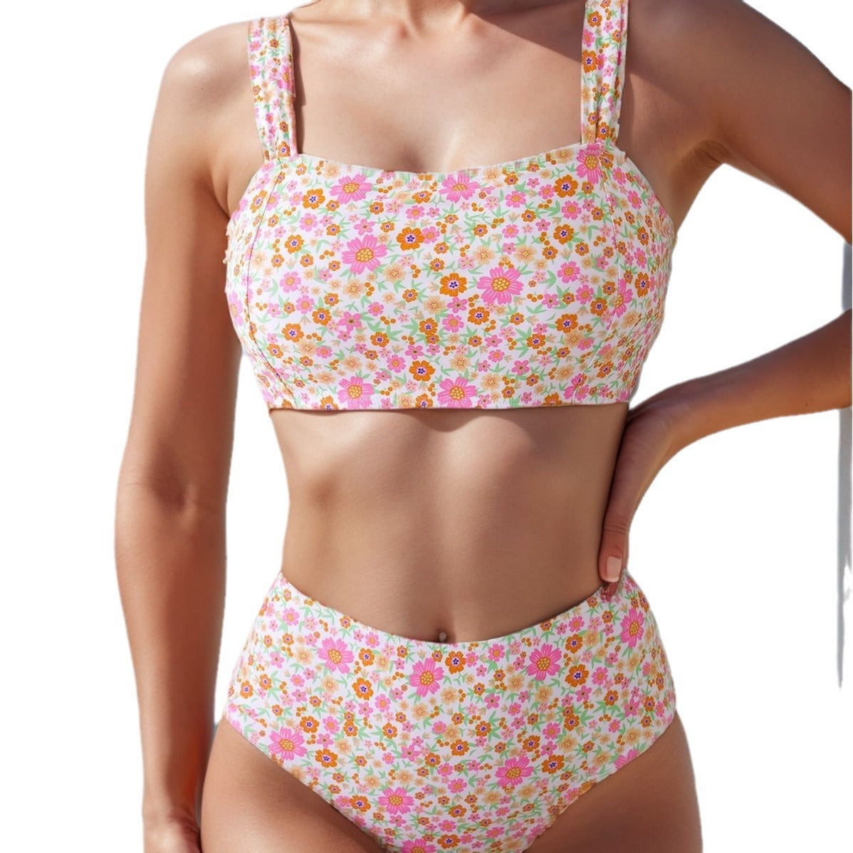 Maillot de bain en bikini à éclats pour femmes