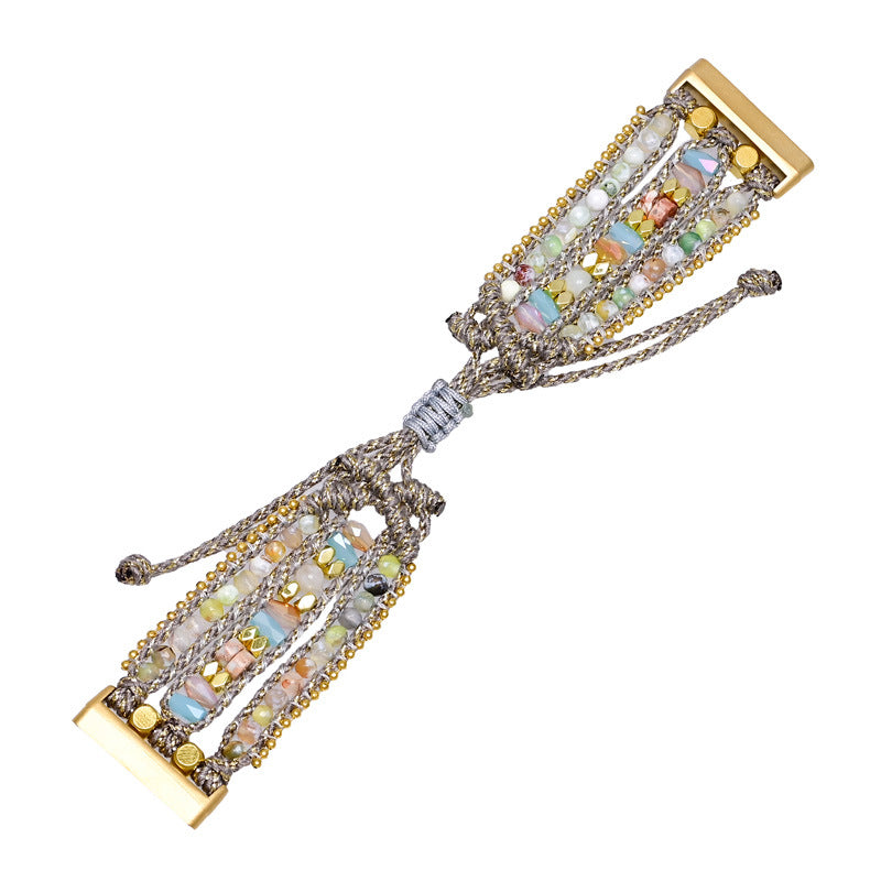 Bracelet de montre Phoebe de style bohème naturel et vintage