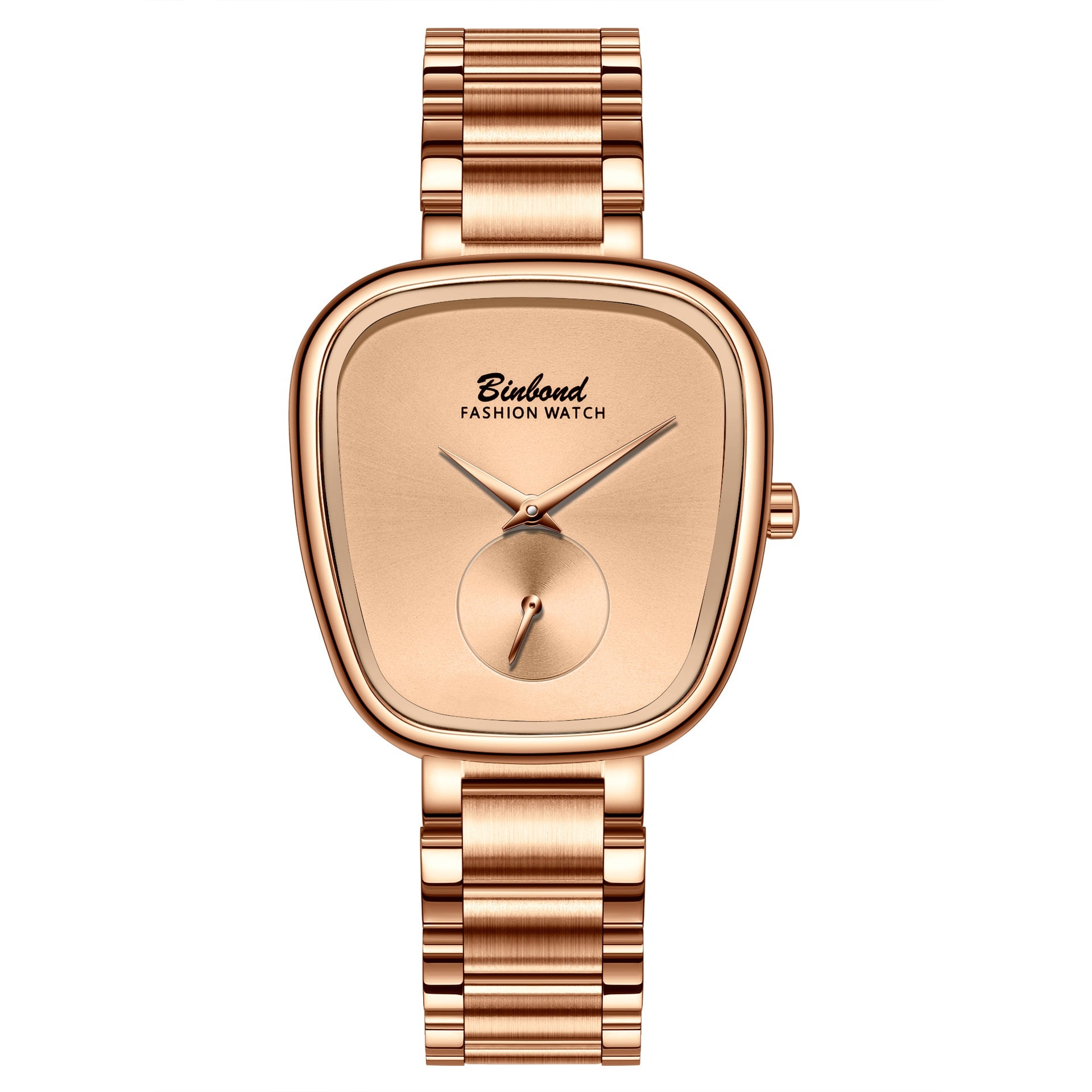 Montre Quartz en acier inoxydable imperméable pour femme