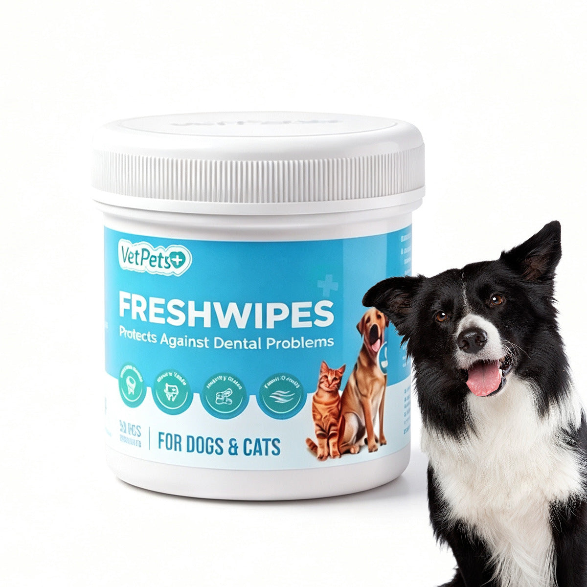 Essuie-doigts de nettoyage des yeux pour chats et chiens