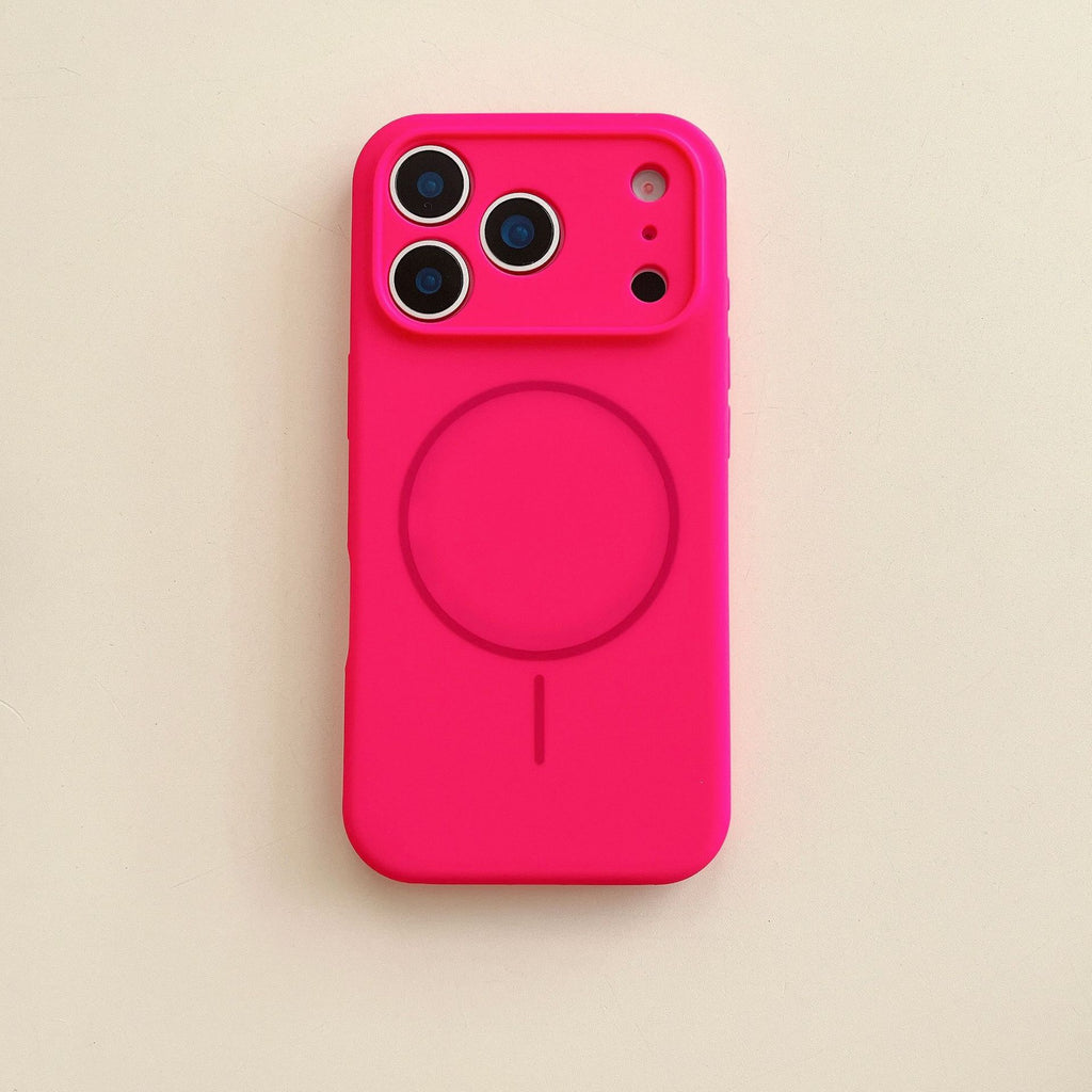 Precision Cut Silicone Magnetic Button Phone Case