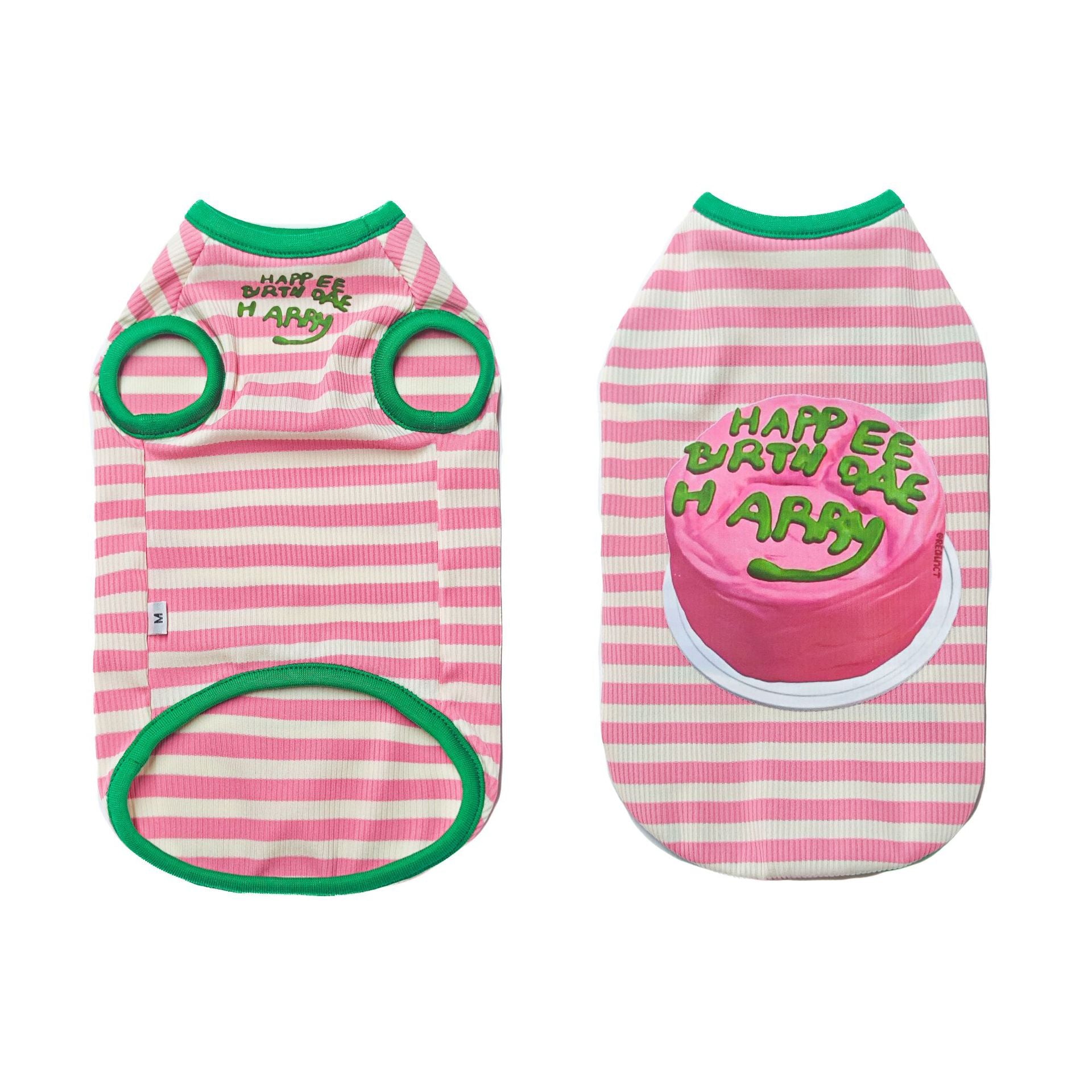 Vêtements pour chats T-shirt rayé mince Veste