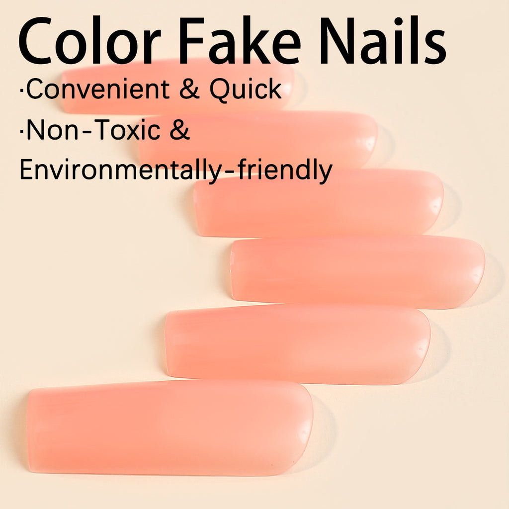 Faux ongles porter l'eau Pipe Patch de couleur solide