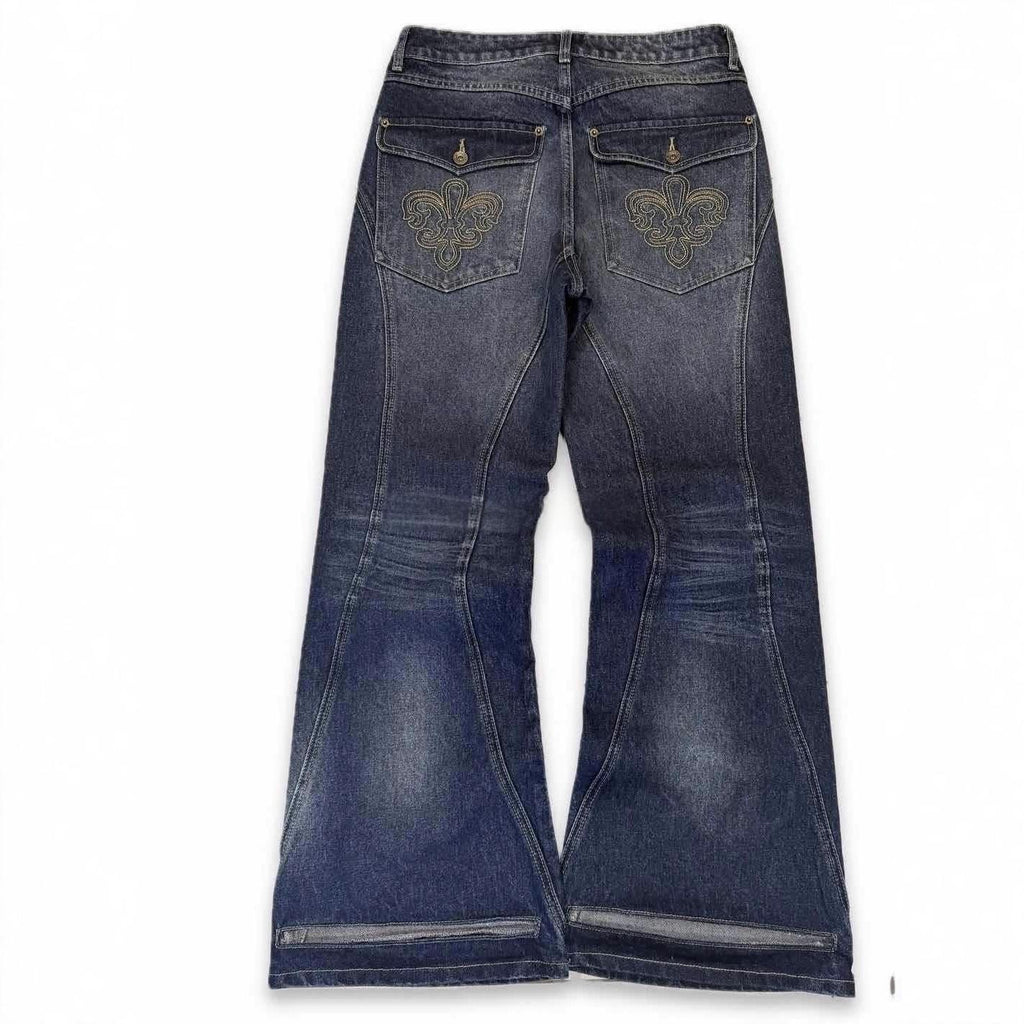 Hommes Vintage Lavé Jeans dérangés