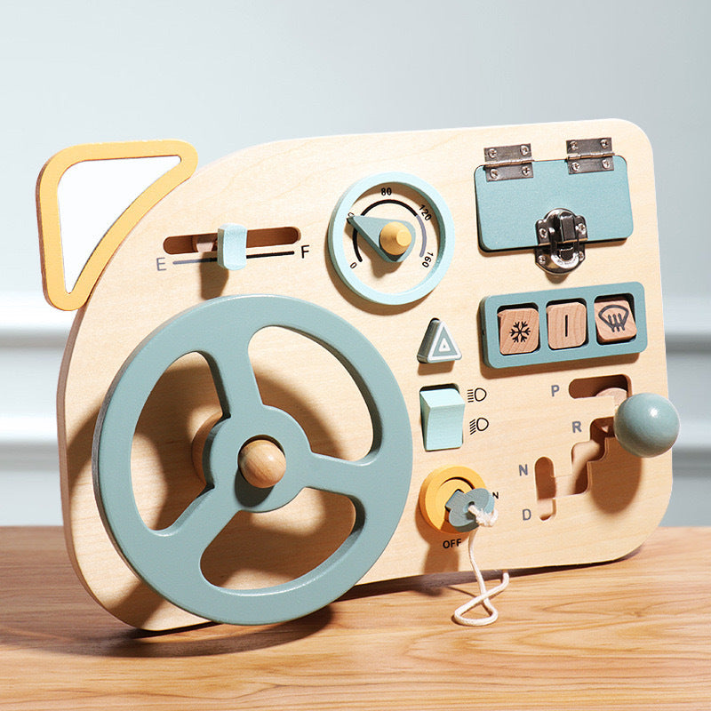 Montessori Early Education Steering Wheel Simulation Conseil occupé pour les enfants