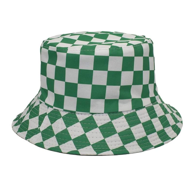 Outdoor Travel Sun Hat Cotton Man Chapeau de seau double face