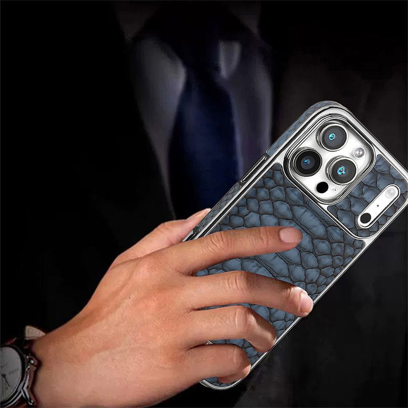 Leather véritable avec snake-pattern Design Léger-luxe Business Style Case pleine enveloppe