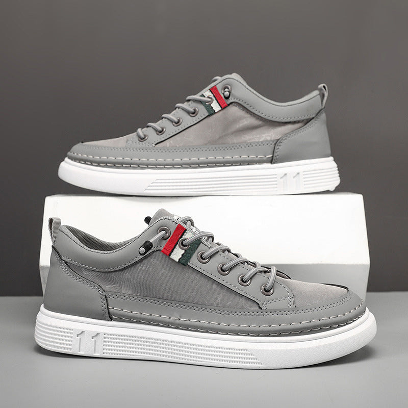 Casual Sneakers homme haut de gamme versatile toile Sneakers Robe de Bandage