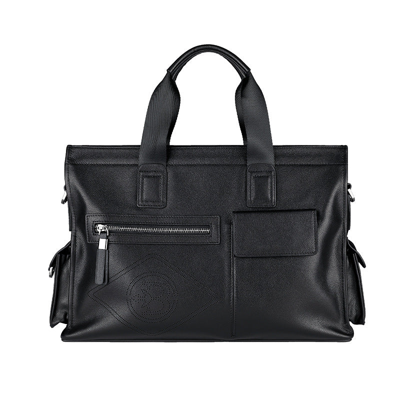 Sac transdermique casual élégant Cowhide Grande capacité