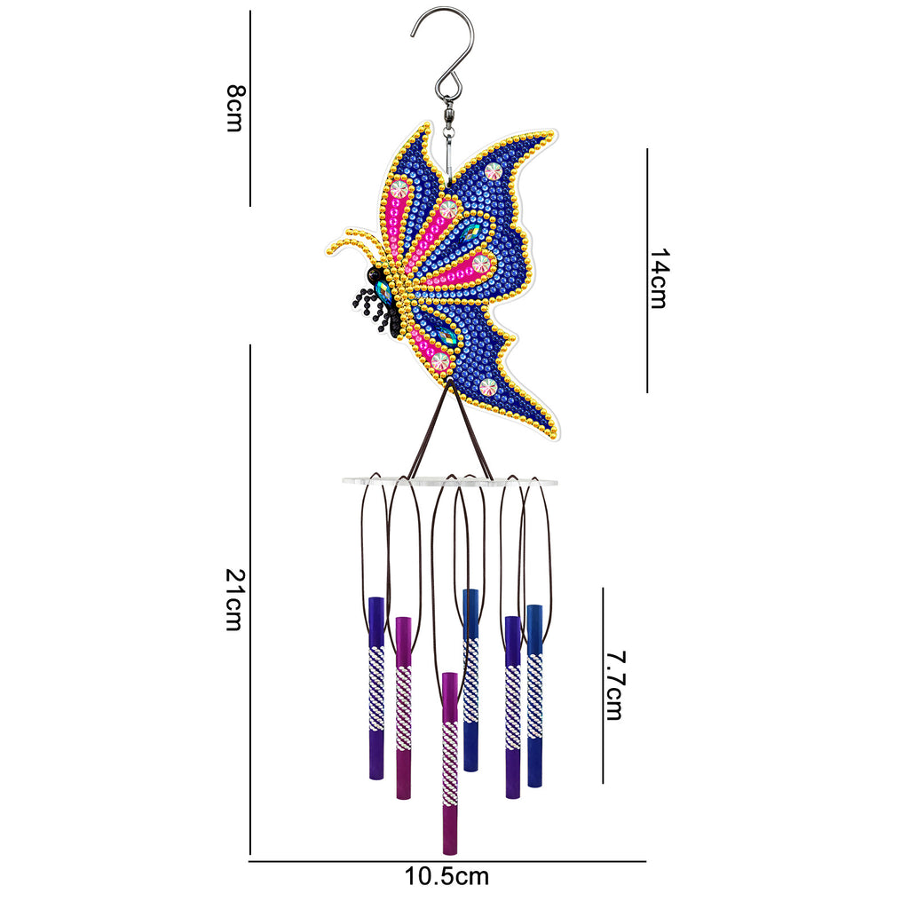 Diamant Peinture Wind Chime Pendentif DIY Handmade Outdoor Sun Catcher