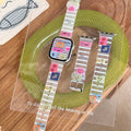 Bande d'horloge à bandes multiples illustrées