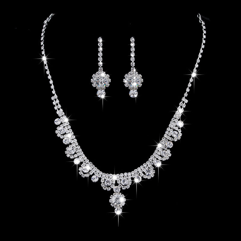 Ensemble de bijoux de mariage de mariage haut de gamme