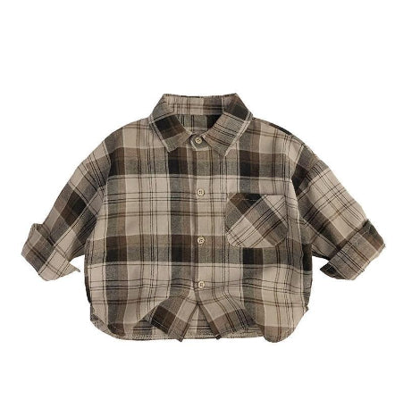 Manteau de printemps élégant et chemise pour enfants