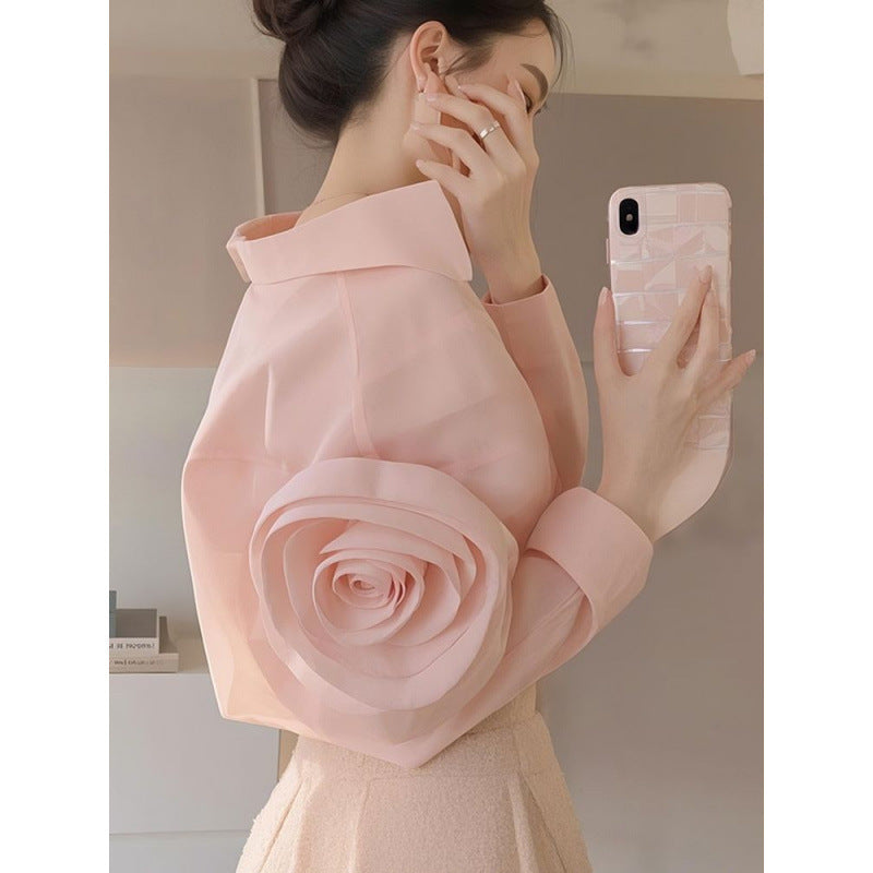 Femmes Style français Élégant Dopamine Top