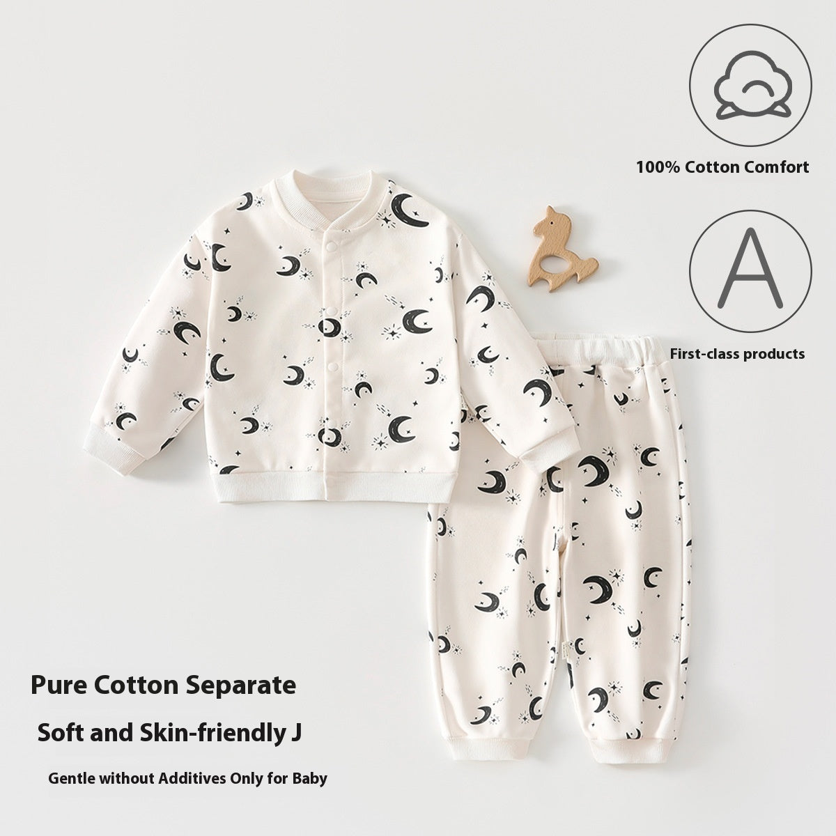 Pure Cotton Printemps et Automne Baby Split Chandail costume pour enfants Garçons