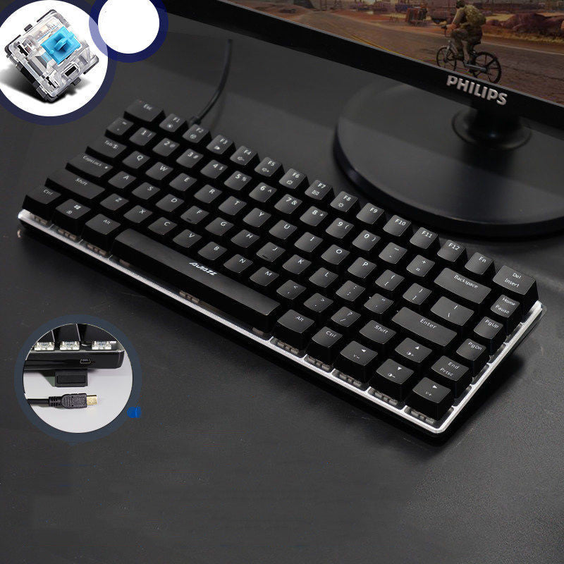 Heijue AK33 Gaming Computer Notebook Clavier mécanique