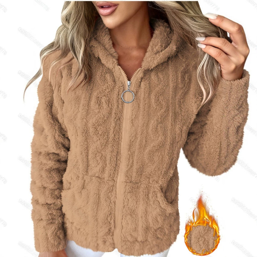 Veste Zip-up européenne et américaine automnehiver Hoodie