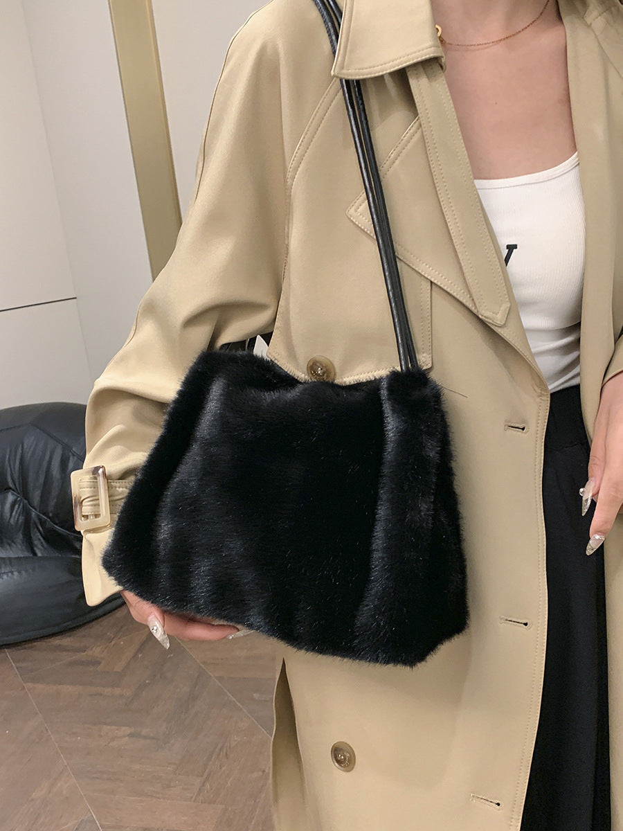 Sac en peluche Milan Mink pour l'automne Et l'hiver