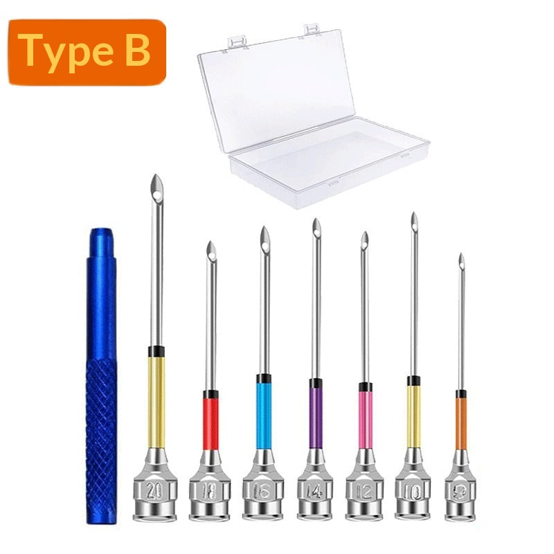 Ensemble d'aiguilles de poinçonnage tout modèle avec têtes facilement remplaçables