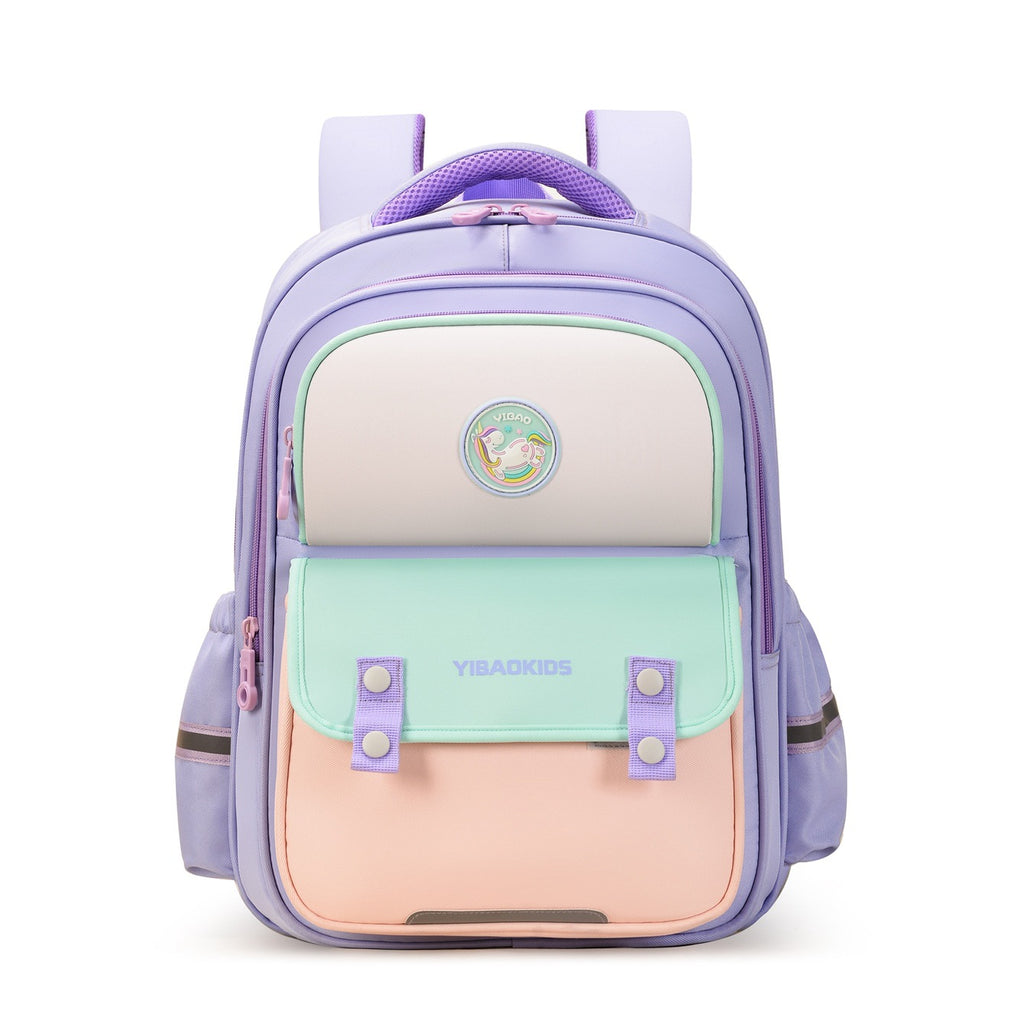 L'école primaire Le fardeau des étudiants Relief Spine Protection Schoolbag Multi-compartment Scratch-