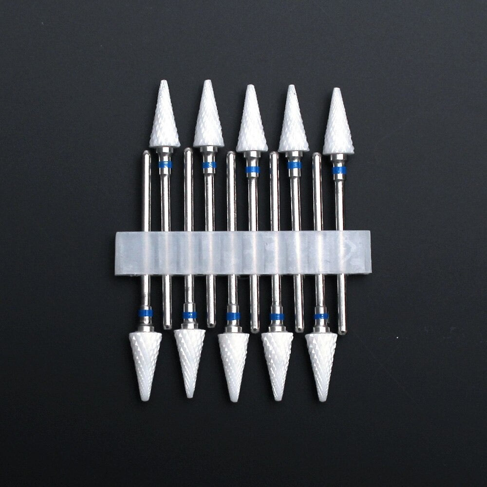 Ensemble d'outils de perceuse à ongles en céramique 10 pièces