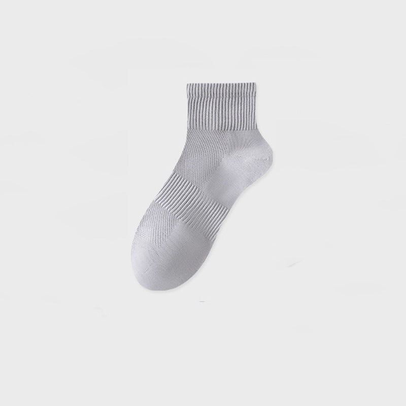 Chaussettes blanches respirantes et minces d'été pour hommes