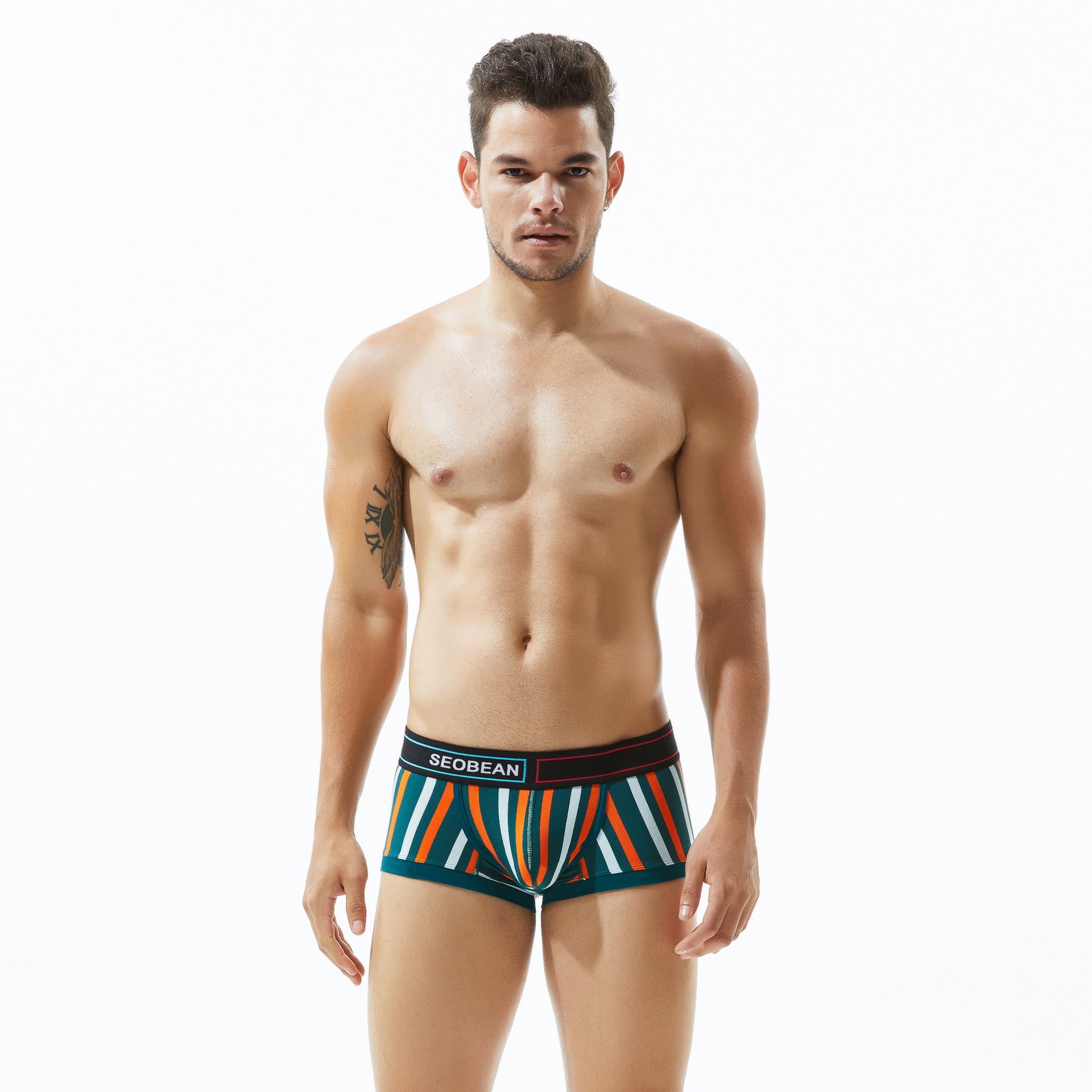 Sous-vêtements Homme rayé Rainbow Sport Boxer