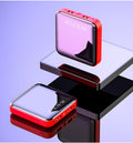 Mini Power Bank 20000 MAh Portable Mirror Digital Display Power Bank