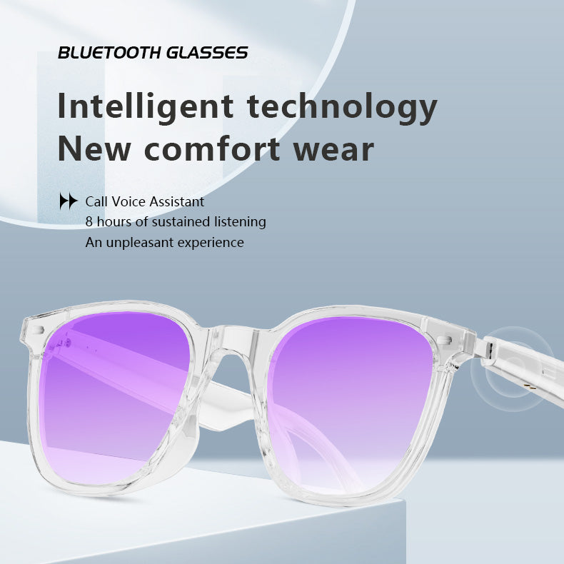 Lunettes de soleil intelligentes Lunettes Bluetooth intelligentes AI Smart Wearable à bas prix Étape dans le monde