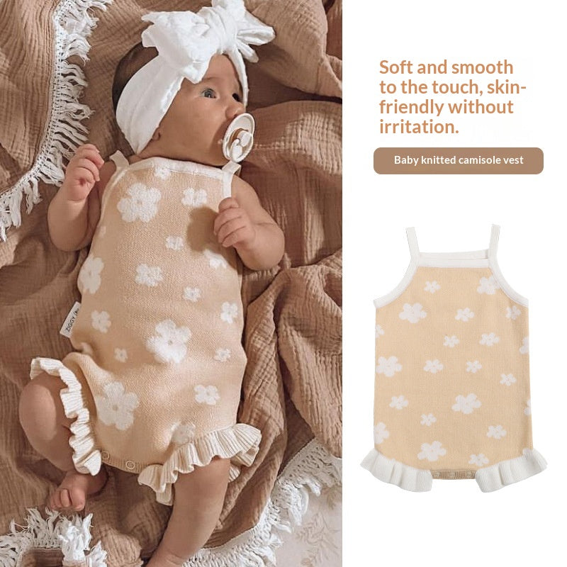 Bracelet en laine tricotée bébé Romper